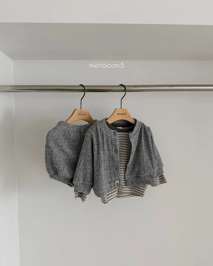Mienbloom B - Korean Baby Fashion - #babyoutfit - Bebe O Knit Pants - 3