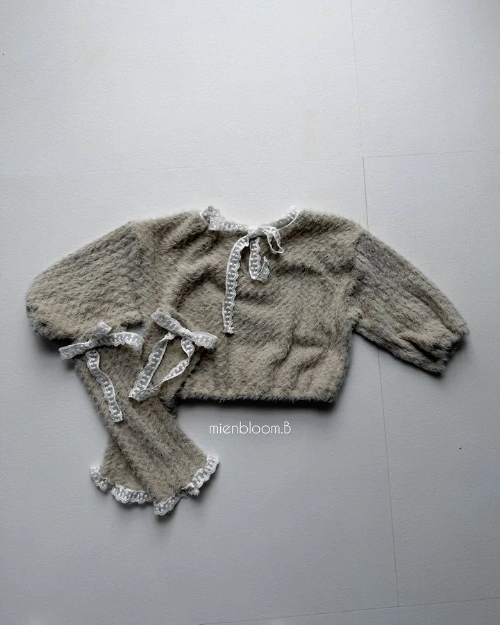 Mienbloom B - Korean Baby Fashion - #babyoutfit - Bebe Mood Knit Top - 4
