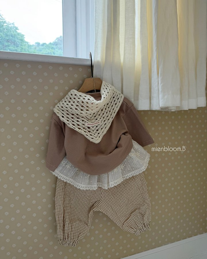 Mienbloom B - Korean Baby Fashion - #babywear - Bebe Crochet Kerchief - 10