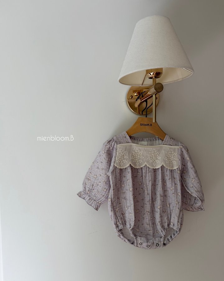 Mienbloom B - Korean Baby Fashion - #babywear - Bebe Lala Floral Suit - 7