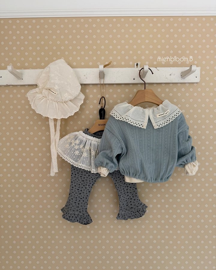 Mienbloom B - Korean Baby Fashion - #babywear - Bebe Star Lace Hat - 6