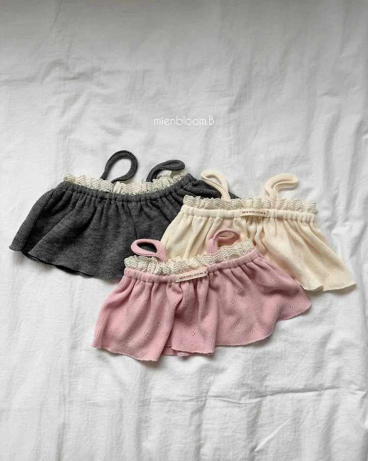 Mienbloom B - Korean Baby Fashion - #onlinebabyshop - Bebe Knit Bustier