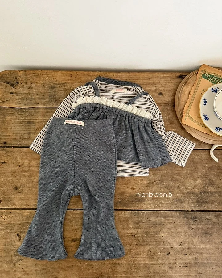 Mienbloom B - Korean Children Fashion - #Kfashion4kids - Kids Soft Stripe Tee - 11