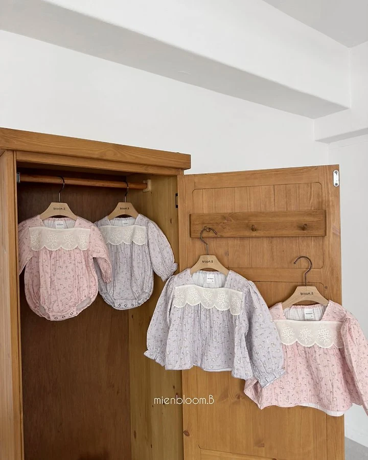 Mienbloom B - Korean Children Fashion - #Kfashion4kids - Kids Lala Floral Blouse - 6