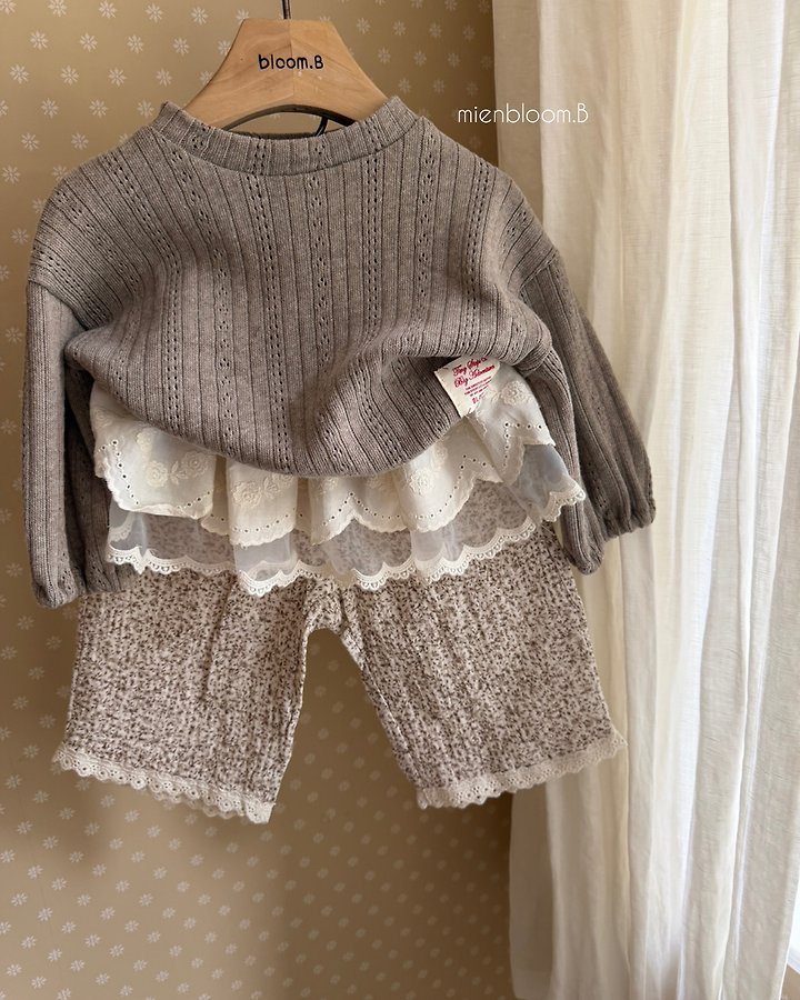 Mienbloom B - Korean Children Fashion - #Kfashion4kids - Kids Luna Knit Tee - 3