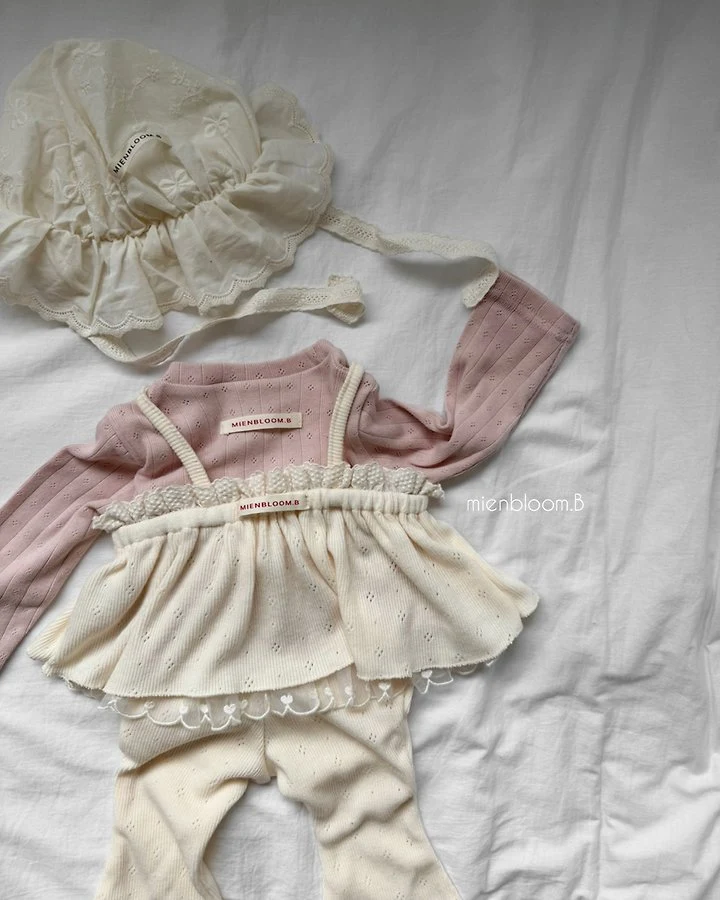 Mienbloom B - Korean Children Fashion - #childofig - Kids Knit Bustier - 3