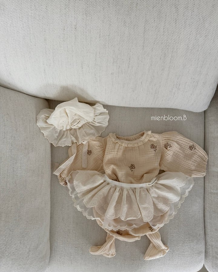 Mienbloom B - Korean Children Fashion - #childofig - Kids Rose Embroidered Blouse - 6