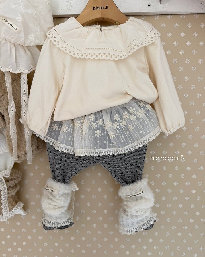 Mienbloom B - Korean Children Fashion - #childrensboutique - Kids Shushu Collar Tee - 2