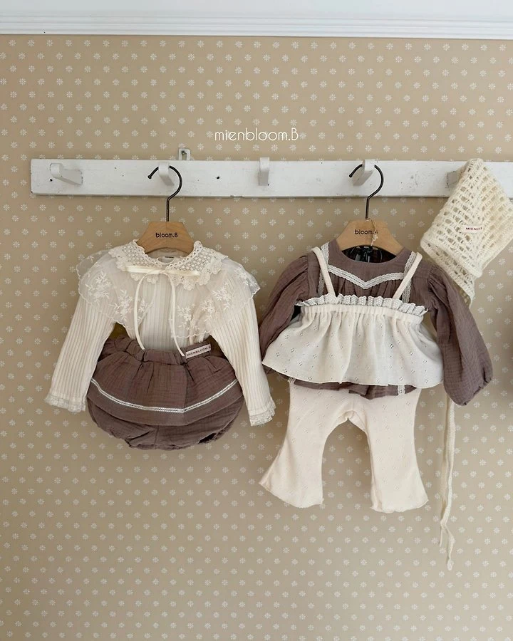 Mienbloom B - Korean Children Fashion - #childofig - Kids Knit Bustier - 4
