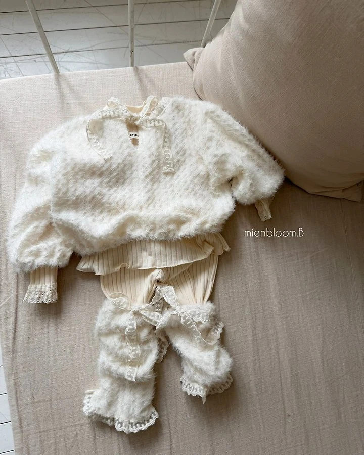 Mienbloom B - Korean Children Fashion - #fashionkids - Kids Mood Knit Top - 11