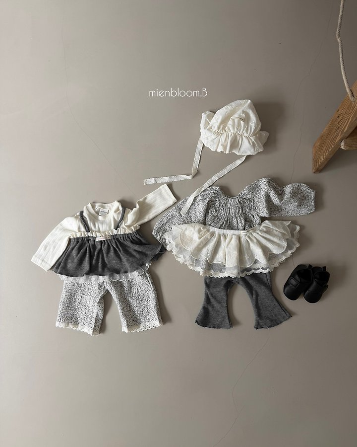Mienbloom B - Korean Children Fashion - #fashionkids - Kids Scallop Mesh Skirt - 5
