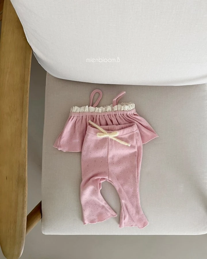 Mienbloom B - Korean Children Fashion - #kidsshorts - Kids Knit Bootcut Pants - 10