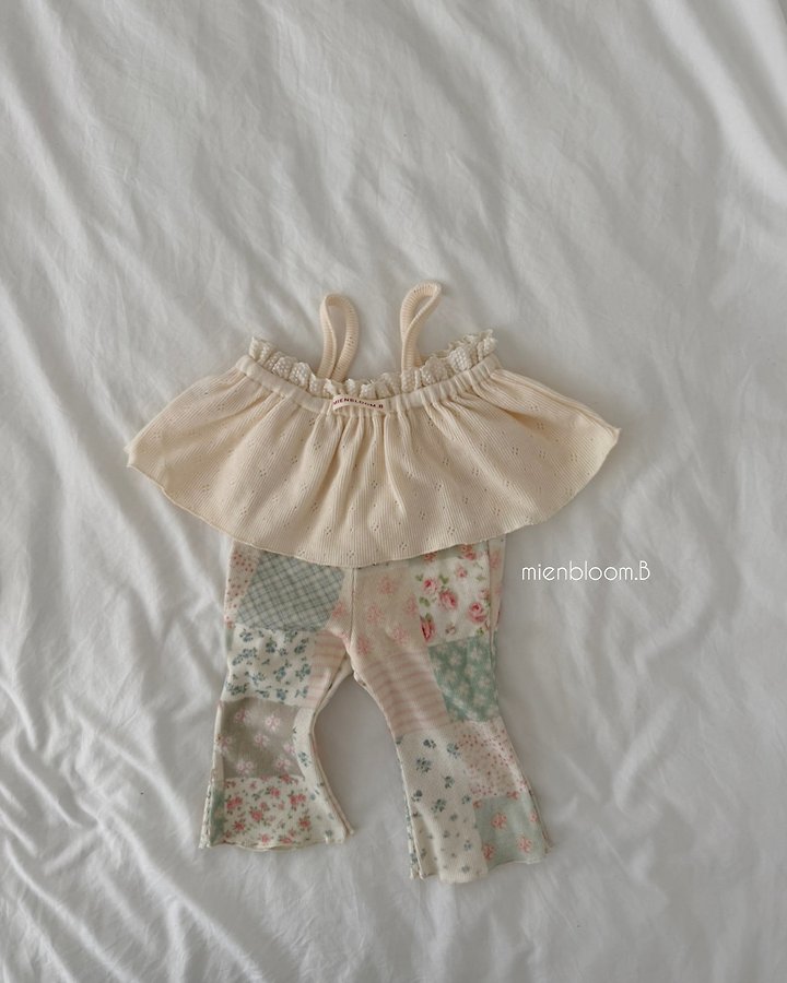 Mienbloom B - Korean Children Fashion - #kidsshorts - Kids Knit Bustier - 8