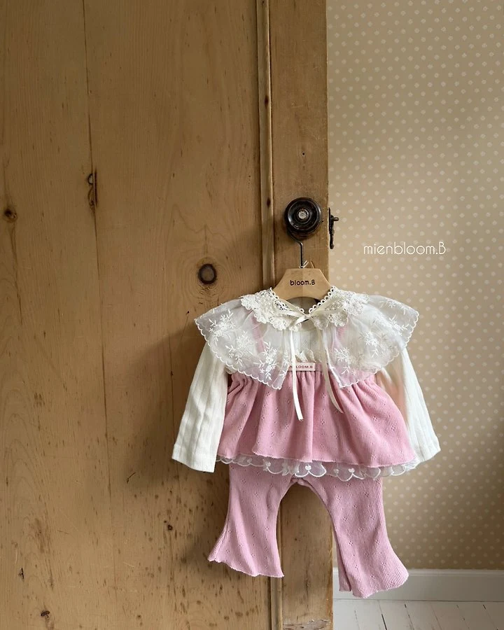Mienbloom B - Korean Children Fashion - #kidzfashiontrend - Kids Knit Bootcut Pants - 12