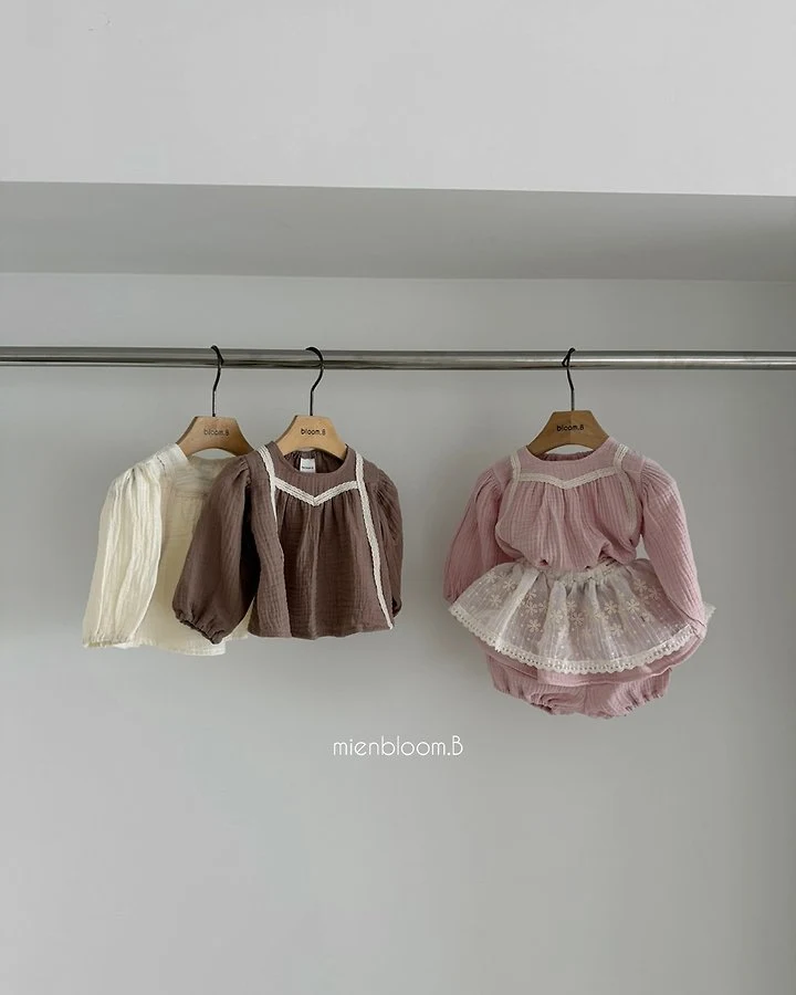 Mienbloom B - Korean Children Fashion - #kidzfashiontrend - Kids Renee Blouse - 3