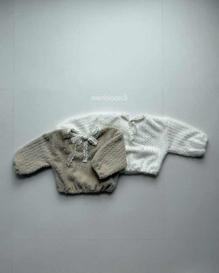 Mienbloom B - Korean Children Fashion - #littlefashionista - Kids Mood Knit Top - 2