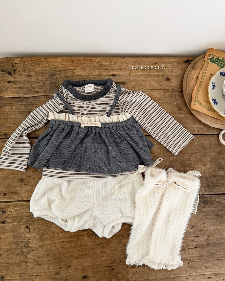 Mienbloom B - Korean Children Fashion - #littlefashionista - Kids Knit Bustier - 12
