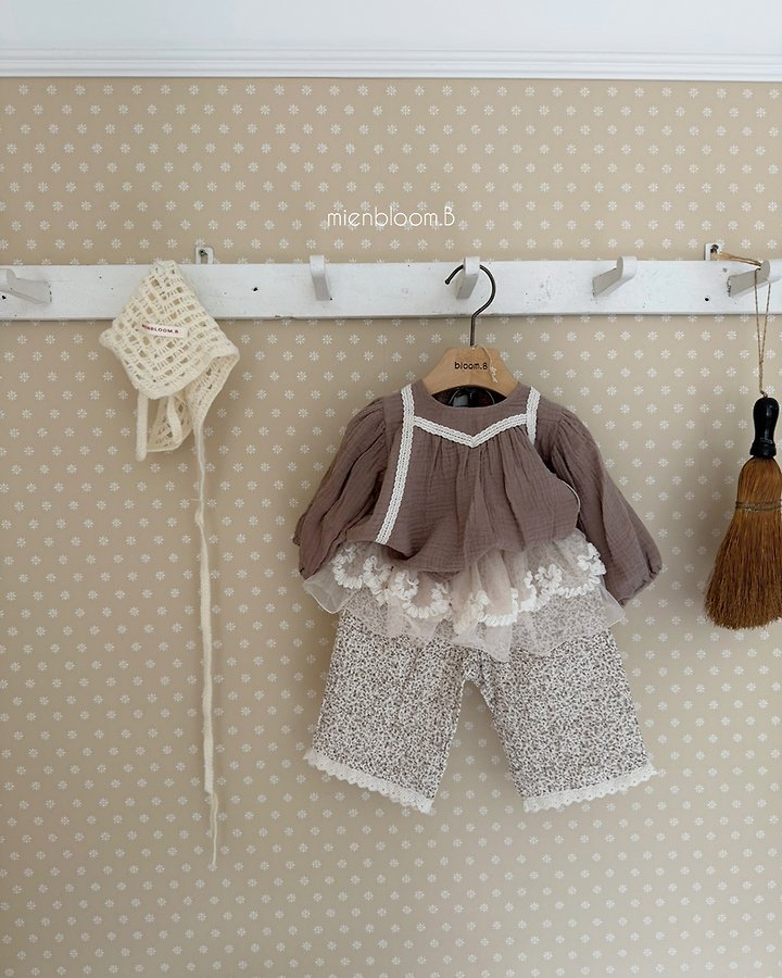 Mienbloom B - Korean Children Fashion - #littlefashionista - Kids Bouquet Mesh Skirt - 8