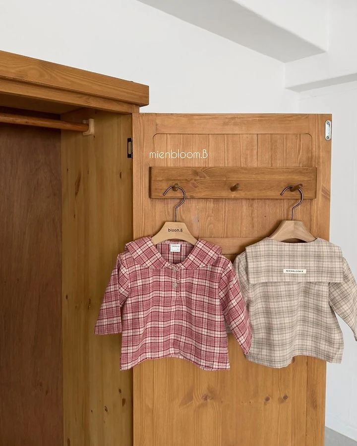 Mienbloom B - Korean Children Fashion - #magicofchildhood - Kids Check Shirt - 2