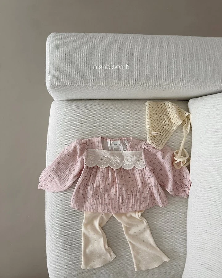 Mienbloom B - Korean Children Fashion - #minifashionista - Kids Lala Floral Blouse - 9