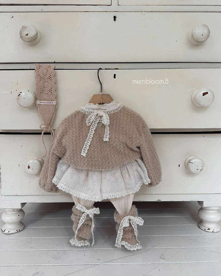 Mienbloom B - Korean Children Fashion - #stylishchildhood - Kids Tencel Lace Skirt - 12