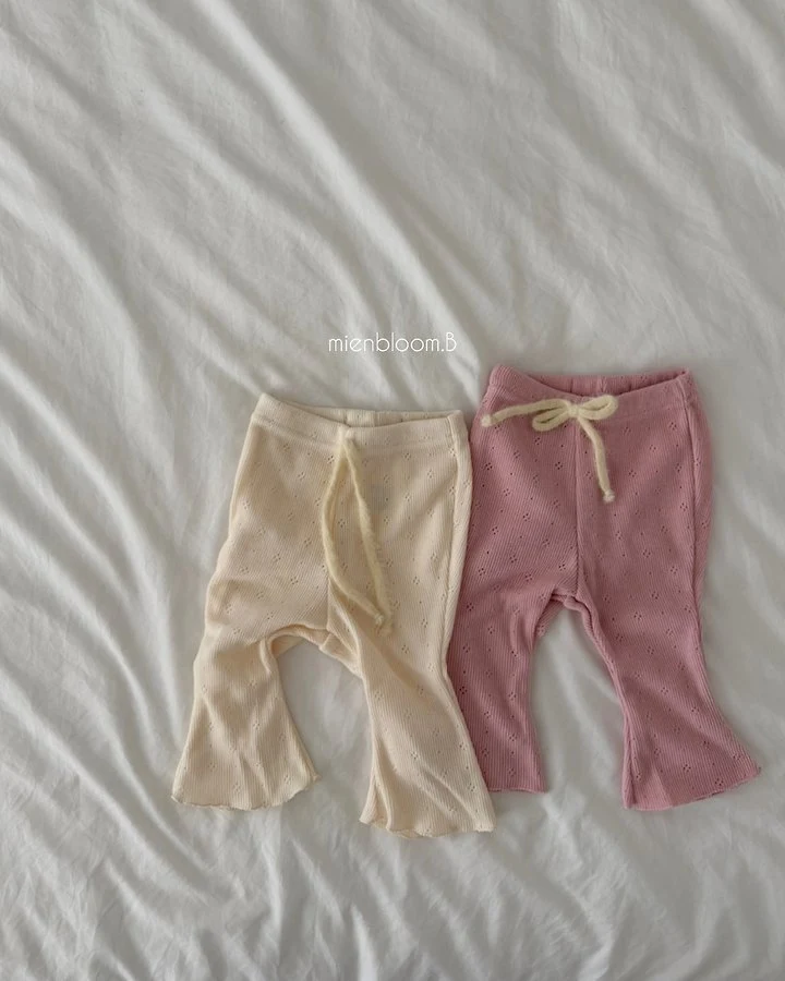Mienbloom B - Korean Children Fashion - #todddlerfashion - Kids Knit Bootcut Pants - 2
