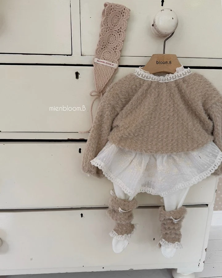 Mienbloom B - Korean Children Fashion - #toddlerclothing - Kids Tencel Lace Skirt - 11