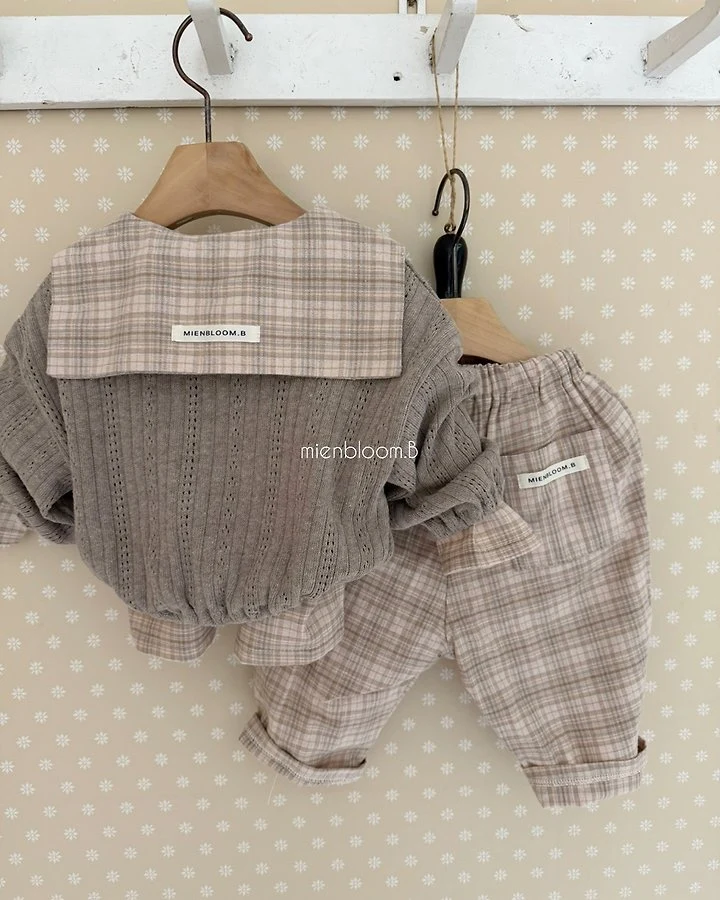 Mienbloom B - Korean Children Fashion - #toddlerclothing - Kids Check Shirt - 6