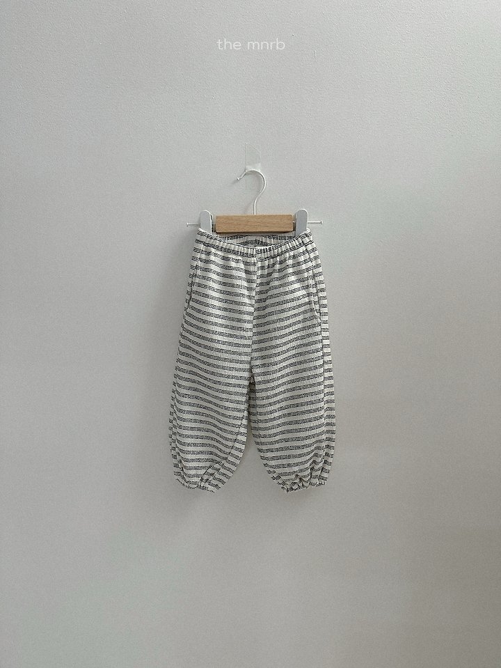 Mini Robe - Korean Baby Fashion - #babyboutique - Day Stripe Jogger Pants - 8