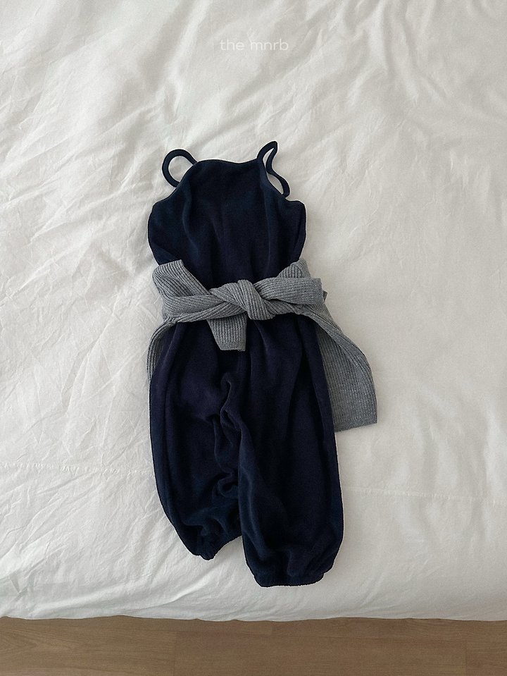 Mini Robe - Korean Baby Fashion - #babyboutique - Terry Overall Pants - 7
