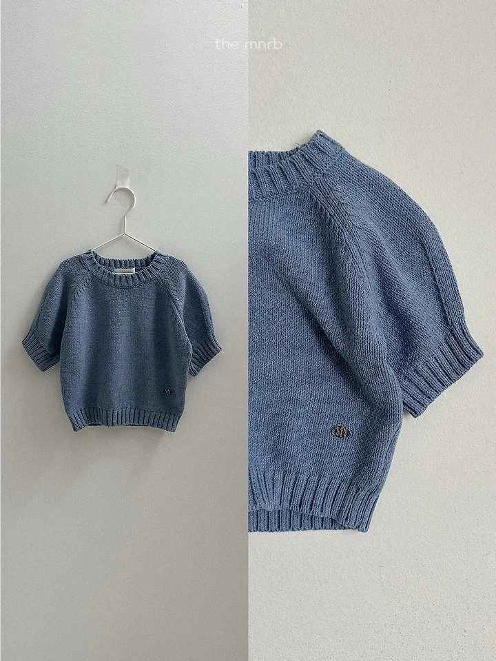 Mini Robe - Korean Baby Fashion - #babyboutiqueclothing - Emblem Knit Top - 7