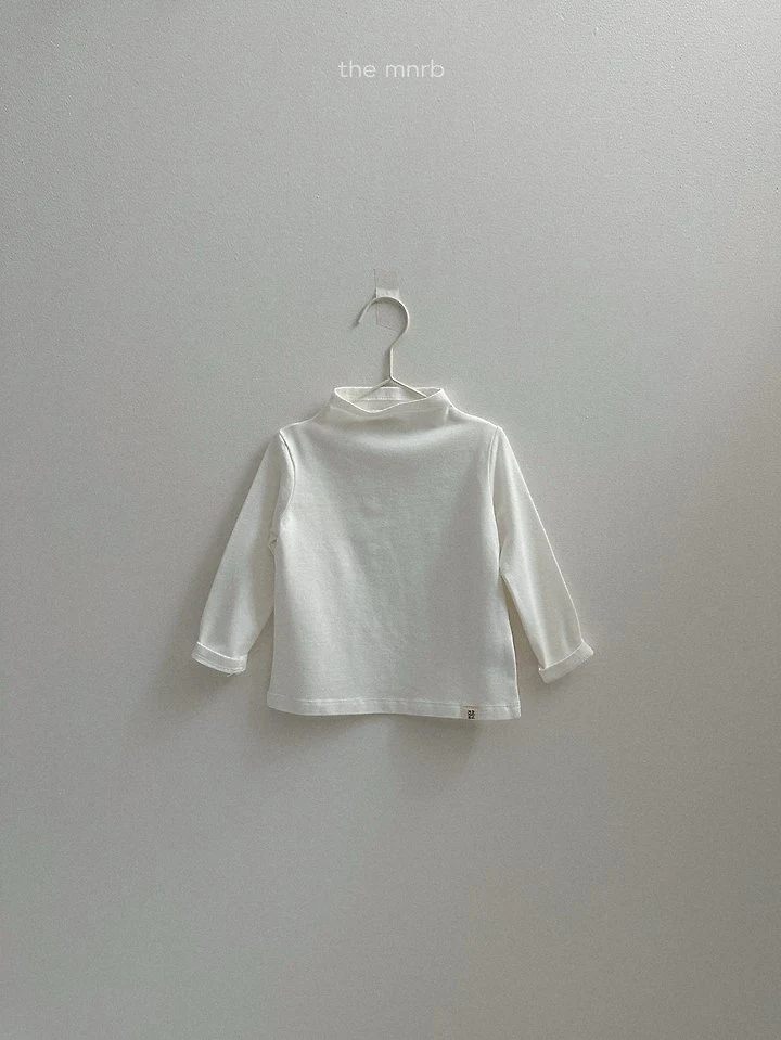 Mini Robe - Korean Baby Fashion - #babyboutiqueclothing - Blossom Mock Neck Tee - 6