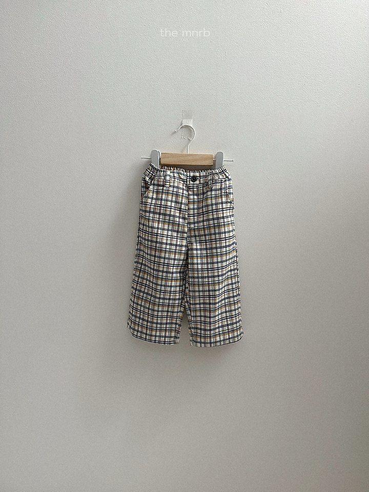 Mini Robe - Korean Baby Fashion - #babyclothing - Adele Check Pants