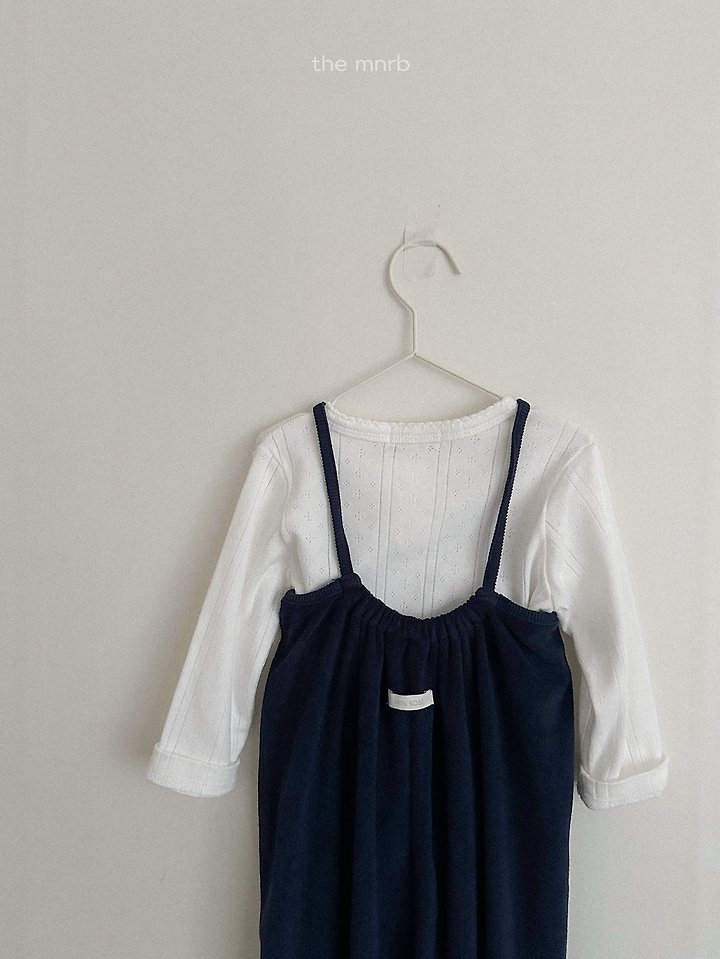 Mini Robe - Korean Baby Fashion - #babyclothing - Terry Overall Pants - 10