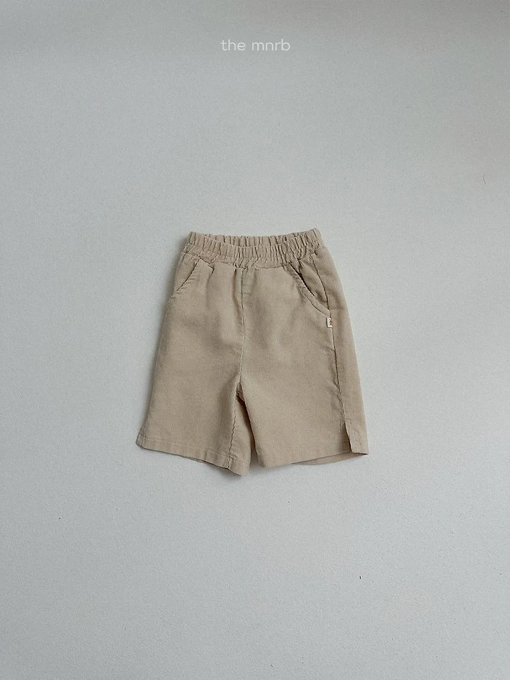 Mini Robe - Korean Baby Fashion - #babyclothing - Corduroy Capri Pants - 5