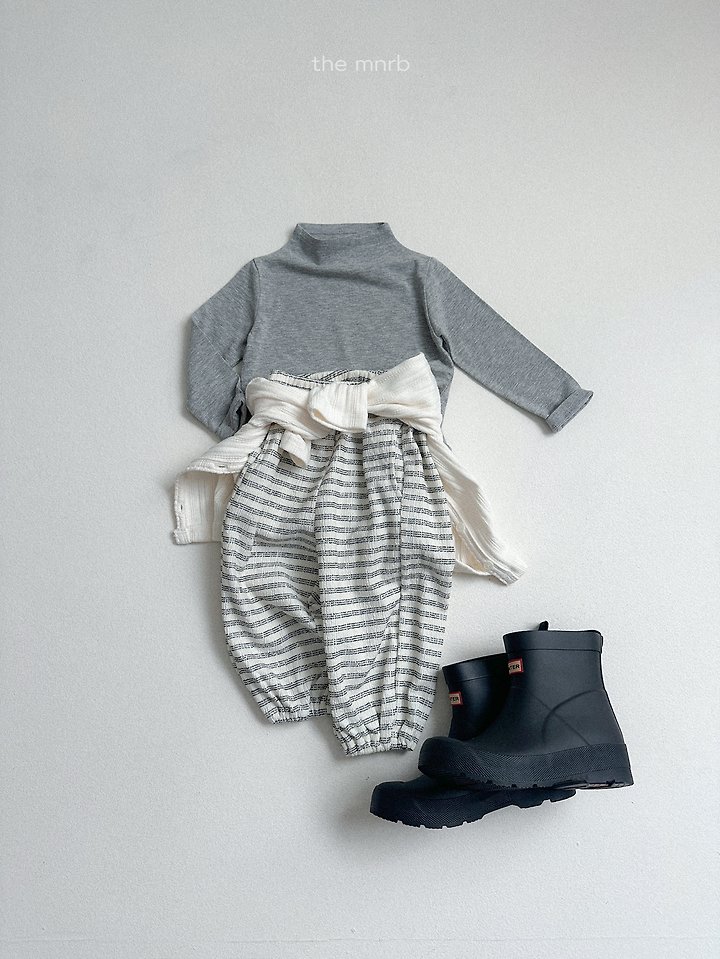 Mini Robe - Korean Baby Fashion - #babyfashion - Day Stripe Jogger Pants - 11