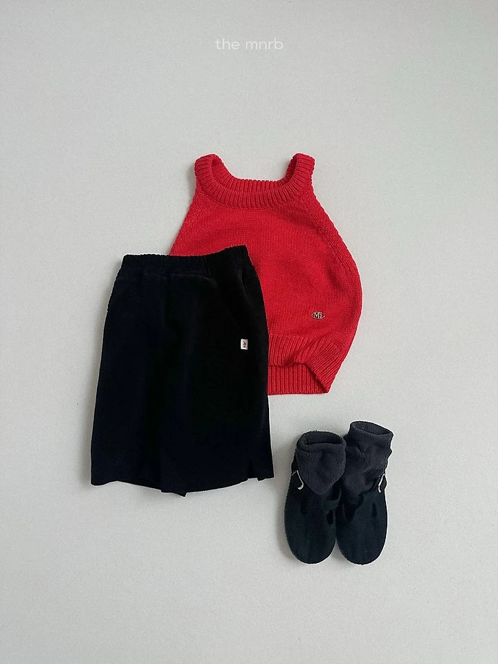 Mini Robe - Korean Baby Fashion - #babyfashion - Halter Neck Knit Top - 7