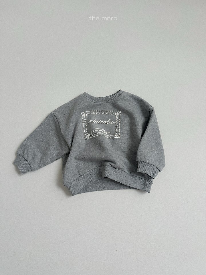 Mini Robe - Korean Baby Fashion - #babyfashion - Lace Sweatshirt - 7