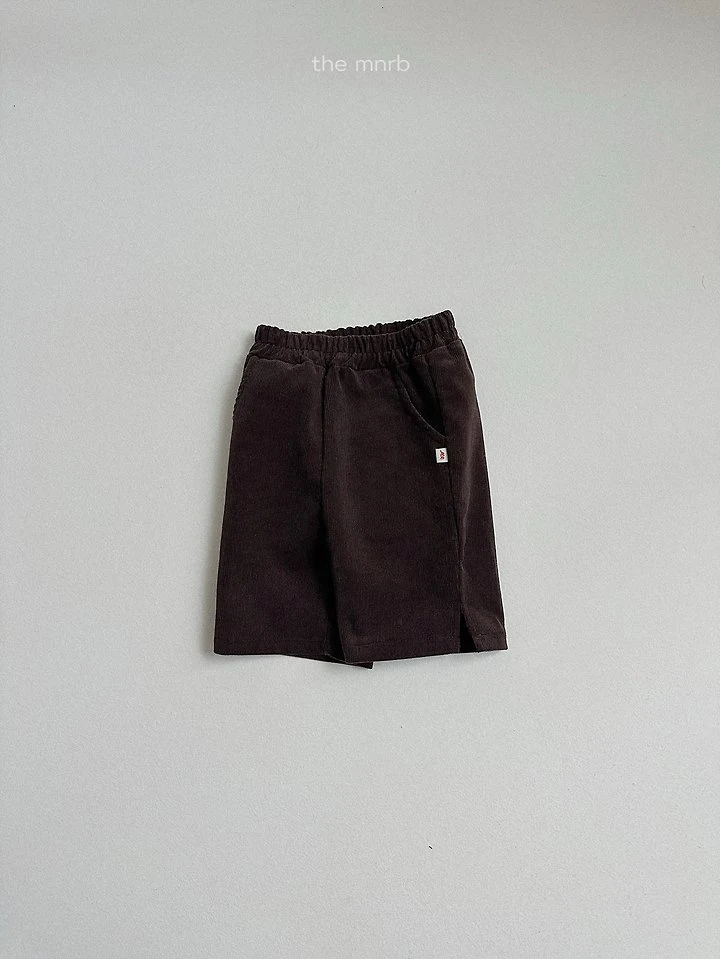 Mini Robe - Korean Baby Fashion - #babyfashion - Corduroy Capri Pants - 6