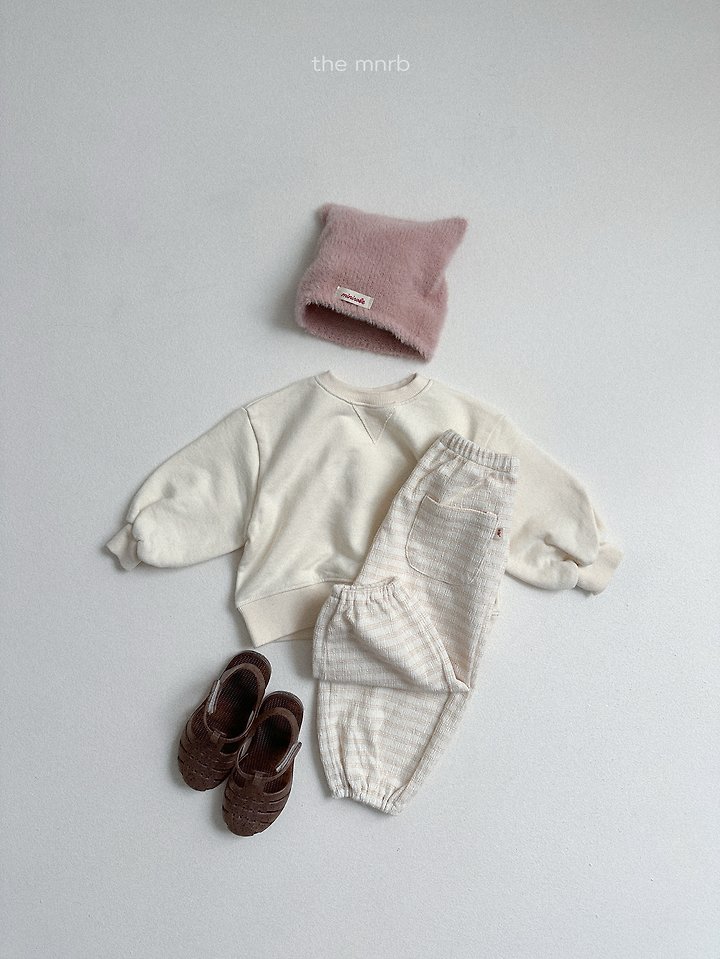 Mini Robe - Korean Baby Fashion - #babyfever - Day Stripe Jogger Pants - 12