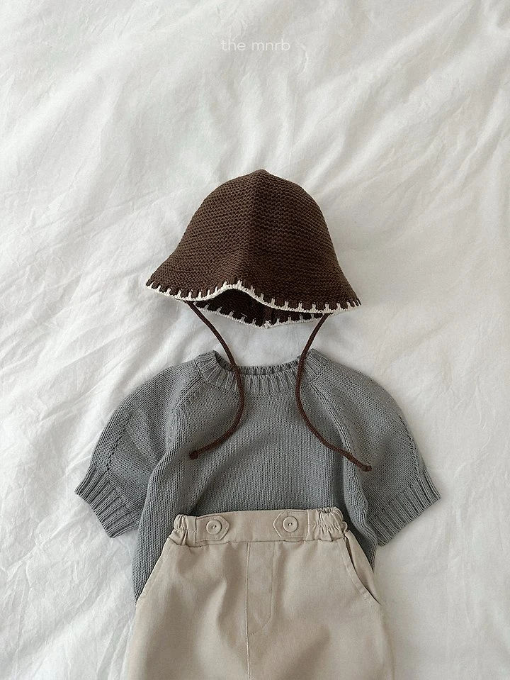 Mini Robe - Korean Baby Fashion - #babyfever - Emblem Knit Top - 10