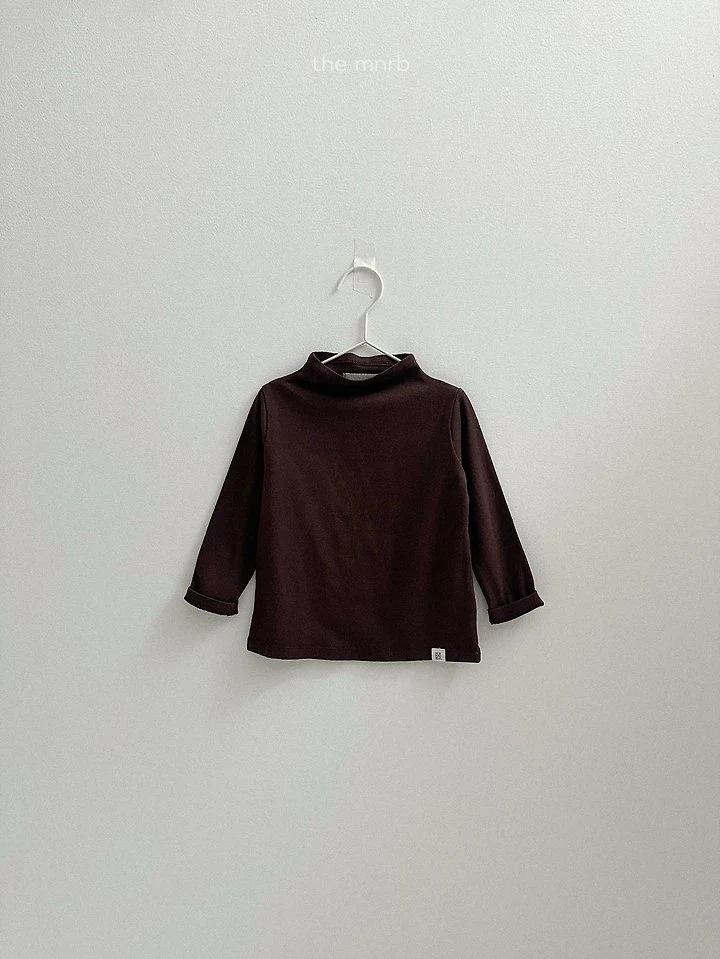 Mini Robe - Korean Baby Fashion - #babyfever - Blossom Mock Neck Tee - 9