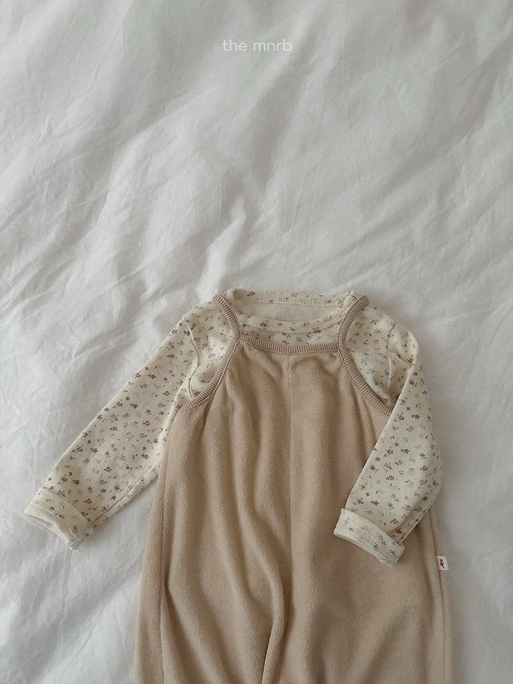 Mini Robe - Korean Baby Fashion - #babyfever - Terry Overall Pants - 12