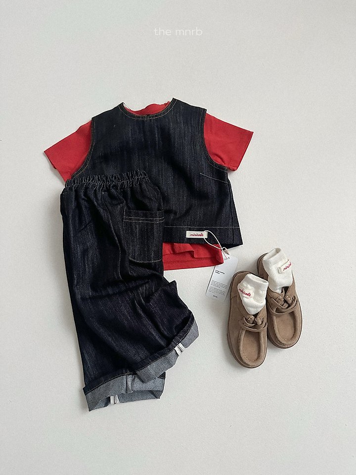 Mini Robe - Korean Baby Fashion - #babyfever - Non-Fade Denim Pants - 11
