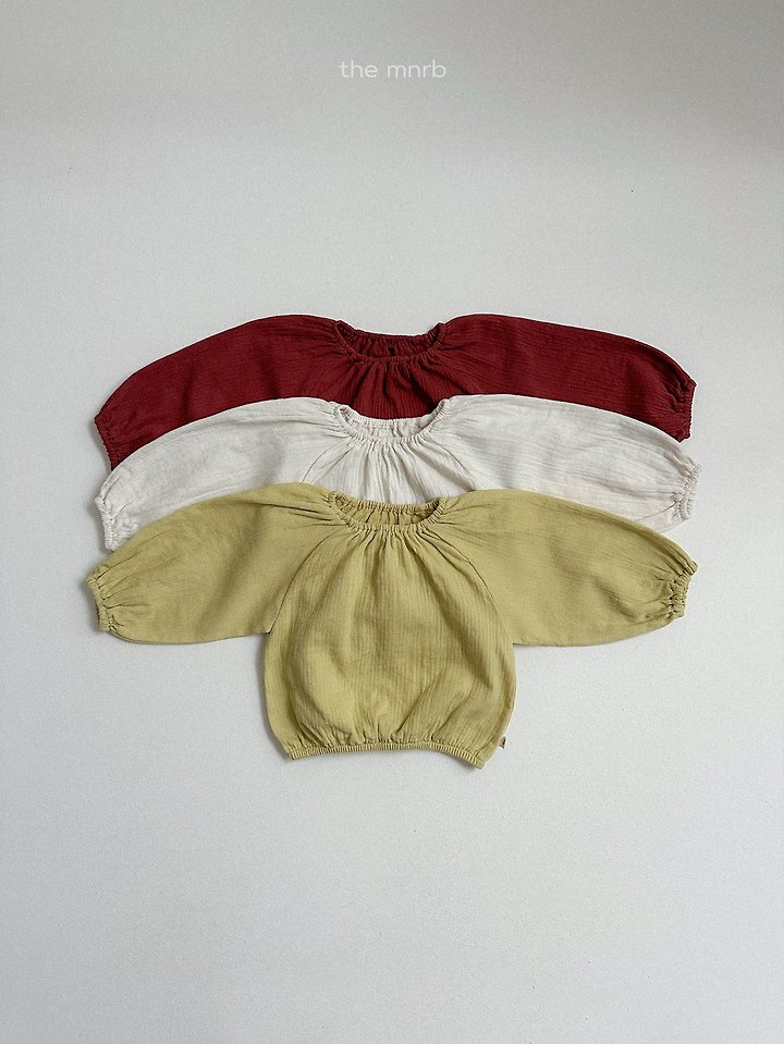 Mini Robe - Korean Baby Fashion - #babyfashion - Balloon Blouse - 4