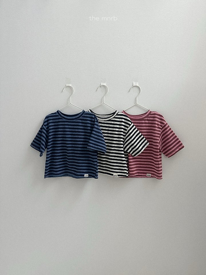 Mini Robe - Korean Baby Fashion - #babyfever - Cozy Stripe Tee