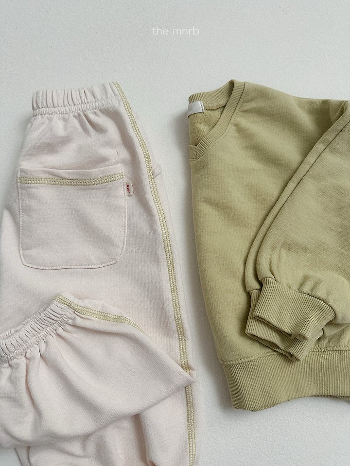 Mini Robe - Korean Baby Fashion - #babyfever - Loopback Jogger Pants - 11