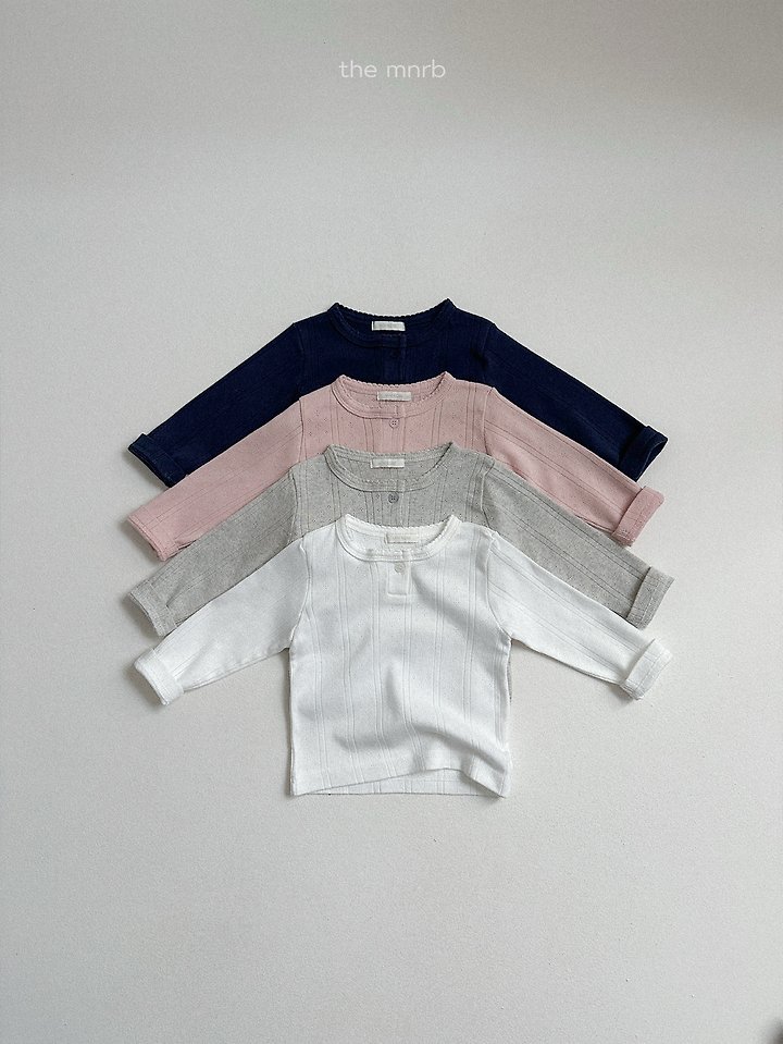 Mini Robe - Korean Baby Fashion - #babygirlfashion - Keeley Henley Tee - 3