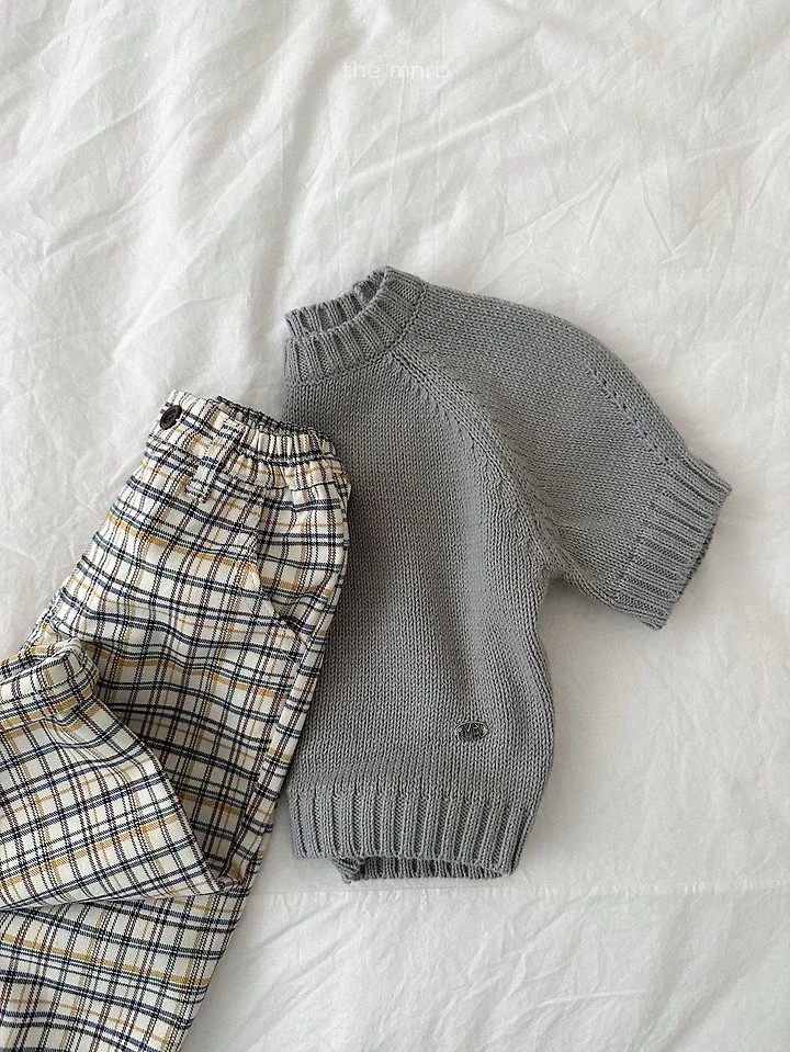 Mini Robe - Korean Baby Fashion - #babylifestyle - Emblem Knit Top - 12