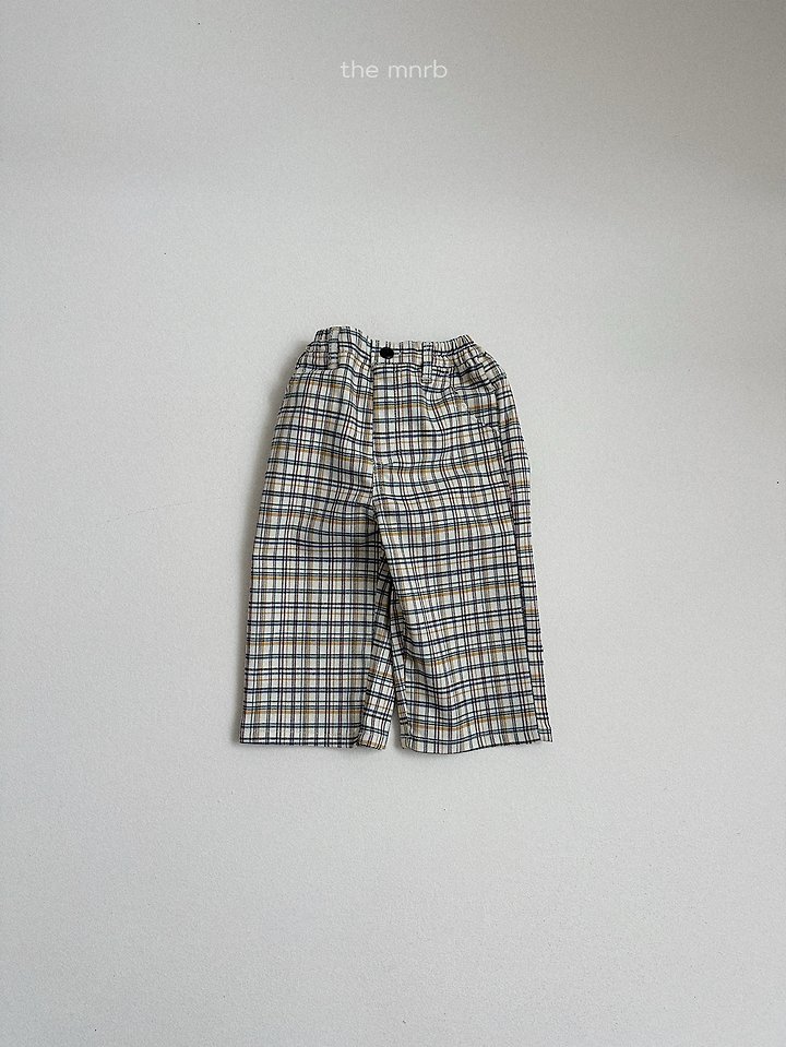 Mini Robe - Korean Baby Fashion - #babylifestyle - Adele Check Pants - 5